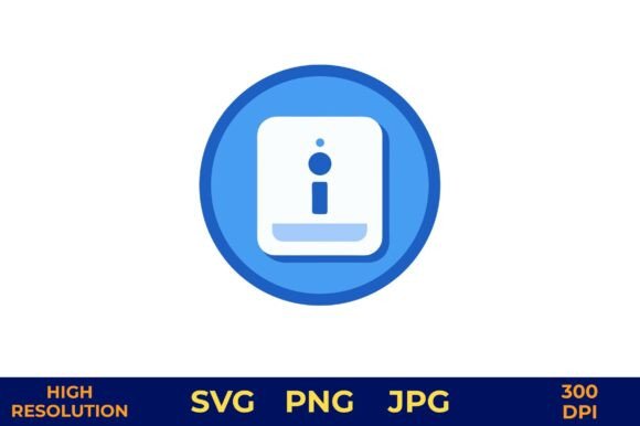Blue Circle Device Info Icon Vector: A Versatile Tool for Modern Design