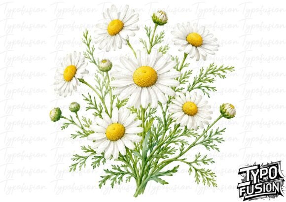 Chamomile Cluster Floral Sublimation
