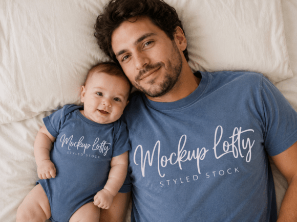 Daddy And Me CC1717 T-shirt Mockup