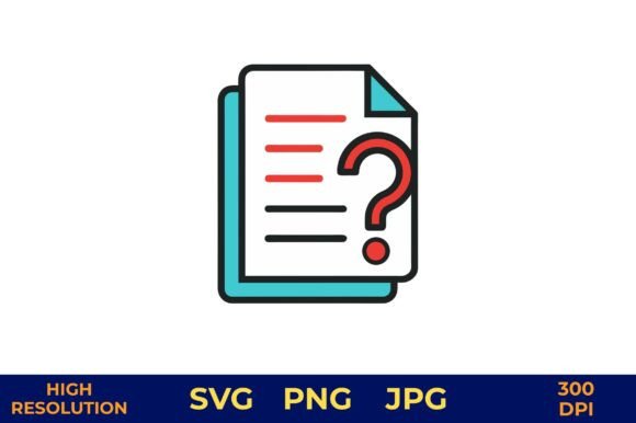 Document Icon with Question Mark Vector: A Versatile Tool for Clarity and Creativity