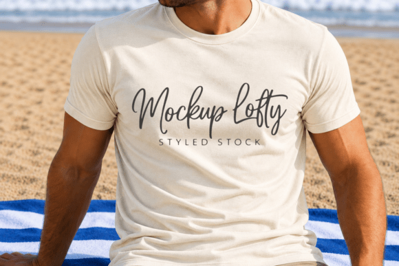 Enhancing Your Design Workflow with the Gildan 64000 Natural Summer Male Mockup