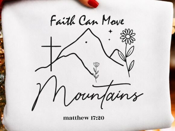 Floral Faith Shirt SVG