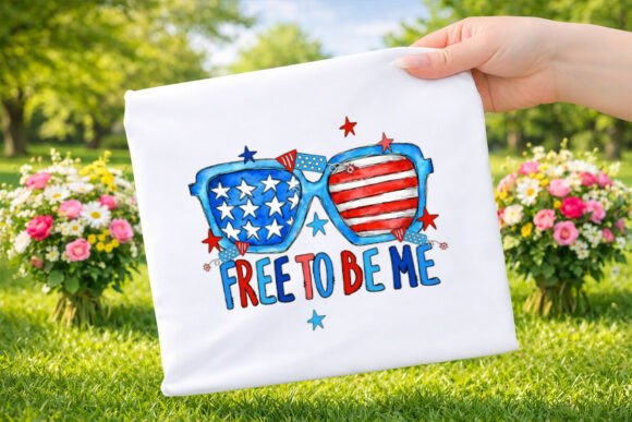 Free to Be Me Patriotic PNG