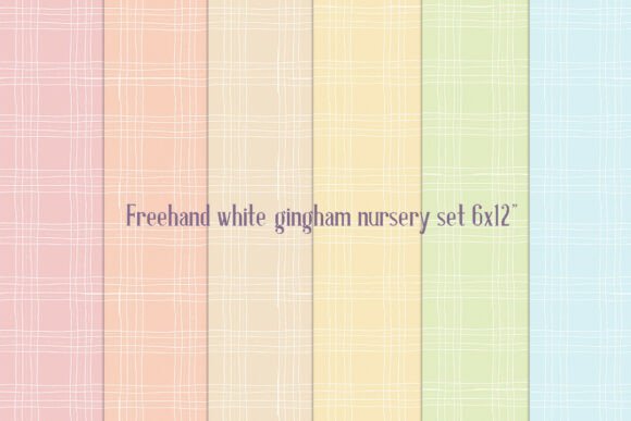 Freehand White Gingham Nursery Set: A Timeless Choice for Modern Nurseries