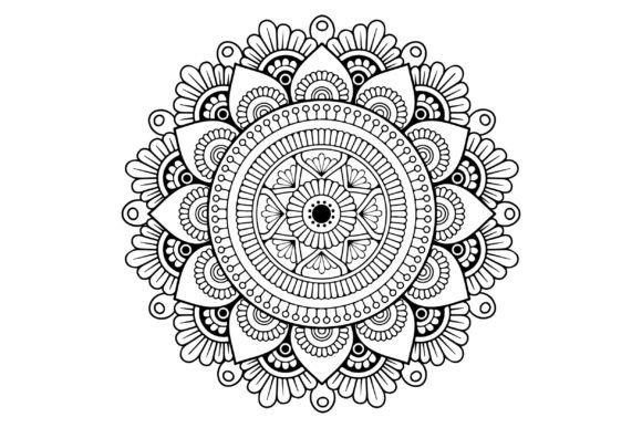 Mandala Coloring Page for Adult
