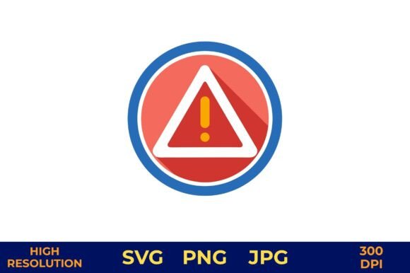 Red Warning Triangle with Exclamation