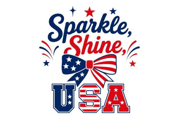 Sparkle Shine USA 4th of July
