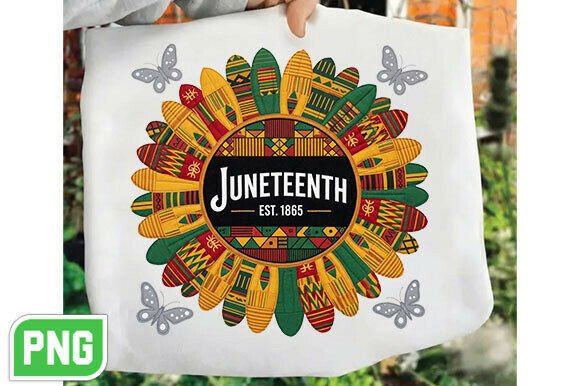 Sunflower Juneteenth Est 1865 PNG: A Versatile Design for Creative Projects