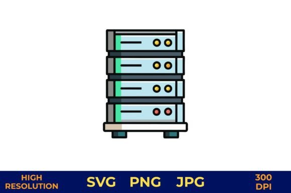 Understanding the Server Rack Icon for Network Storage: A Modern Vector Illustration