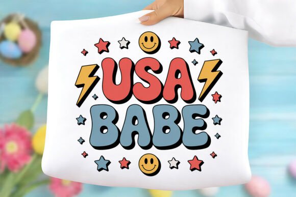 USA Babe Retro PNG: A Versatile Digital Asset for Modern Designers