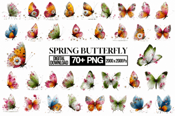 Whimsical Butterfly Clipart: A Creative Tool for Every Project